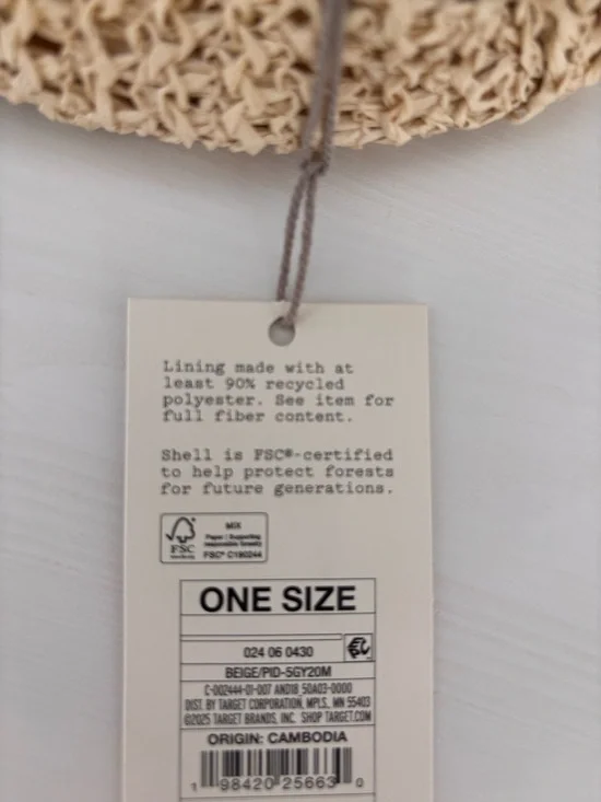 A NEW DAY Knot Handle Raffia Purse NWT - Picture 7 of 8